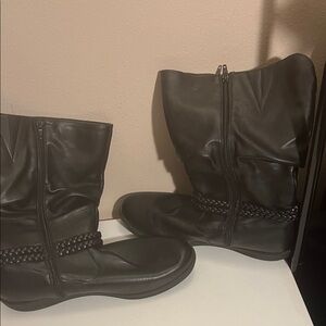 Comfortview Black Women's Winter Boots